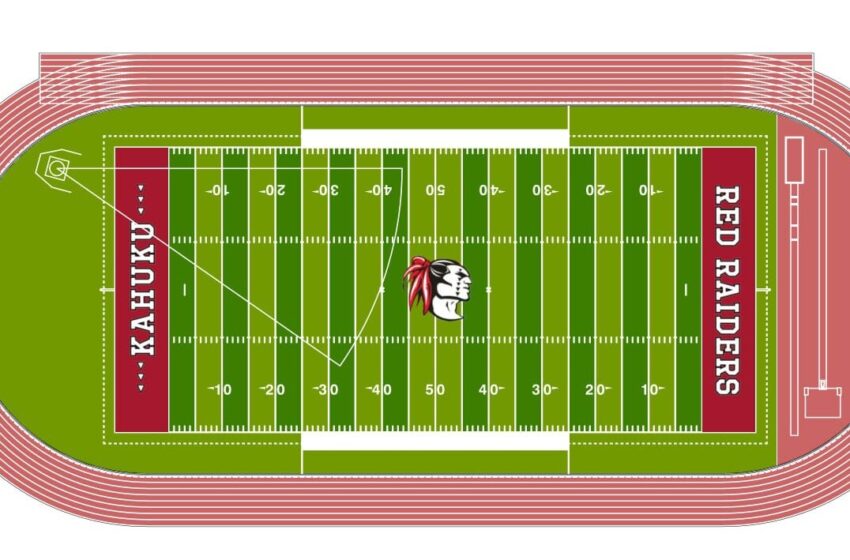  Kahuku Red Raiders Will Finally Get A Brand-New Artificial Turf Football Field