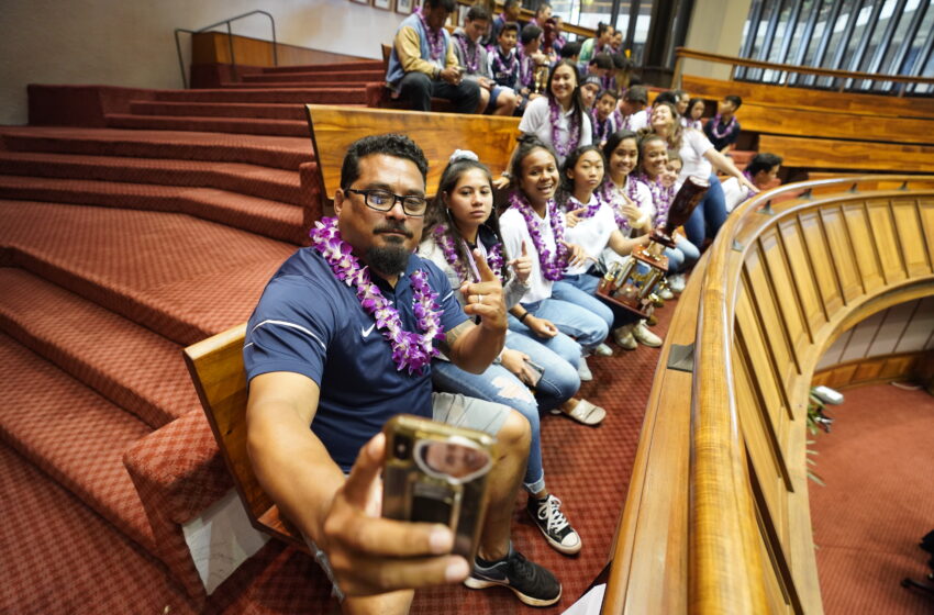 One Part Of Kamehameha Wrestling Coach Rob Hesia’s New Job Is Students’ WELL-BEING