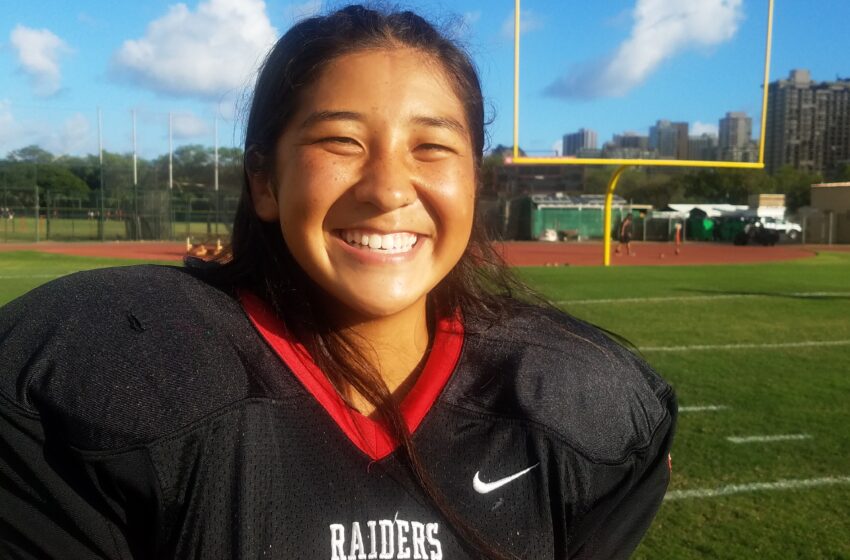  Allison Chang Is On The Leading Edge Of A New Wave Of ‘Iolani Female Place-Kickers