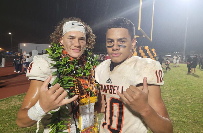  Campbell Football Team’s Jonah Tavui Was The Story Within A Story In Saturday’s Loss to Kahuku