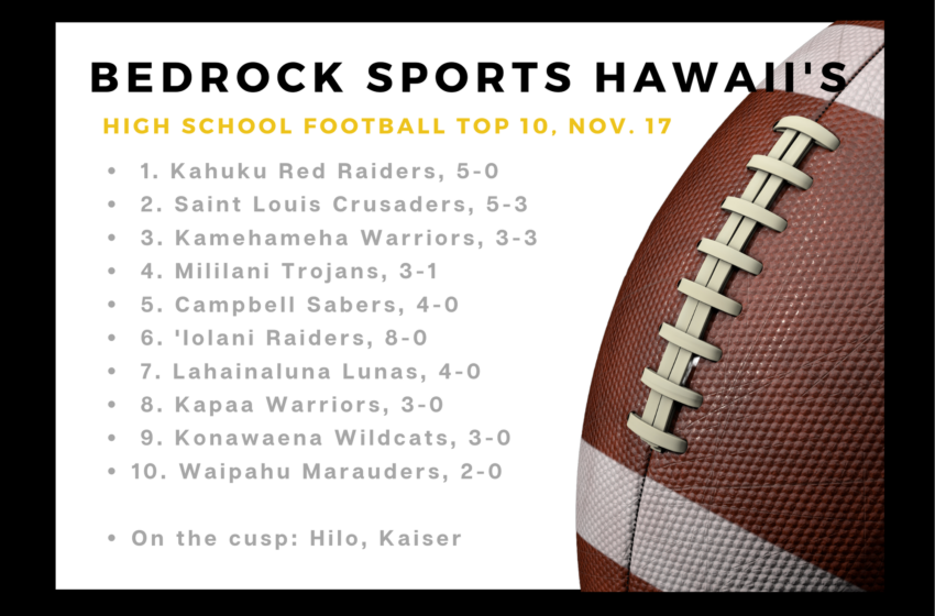  Sharp Kahuku Vaults To No. 1 In Bedrock Sports Hawaii Top 10