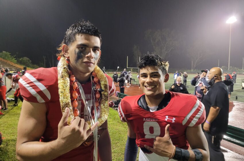  No. 1 Kahuku Claws Back To Upend No. 3 Mililani 21-14 For OIA Open Football Championship