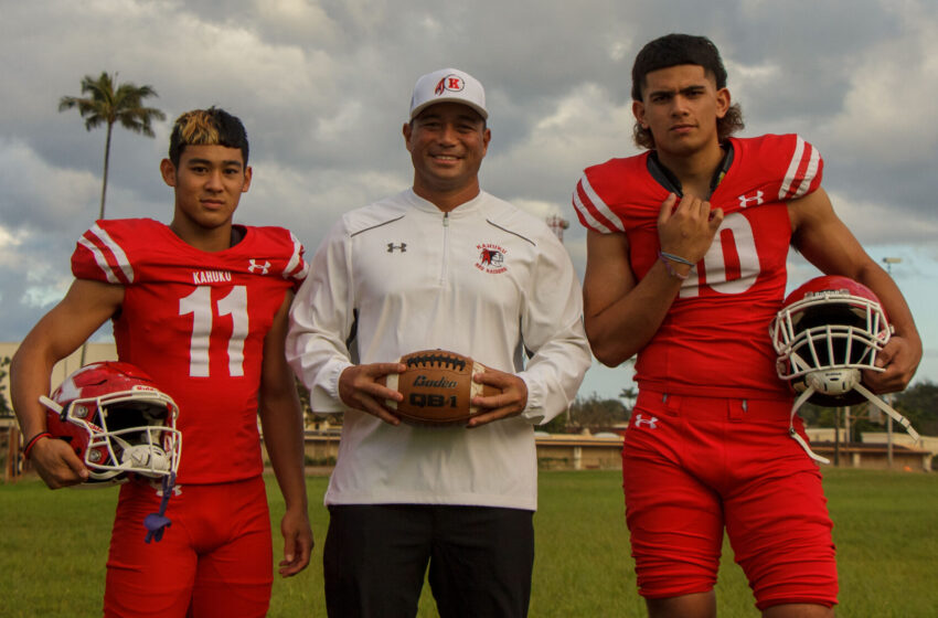 A Pivotal Decision To Stay Home By Eventual Bedrock Sports Hawaii Players Of The Year Kainoa Carvalho And Liona Lefau Lit The Fire To Kahuku’s Astounding State Championship Season