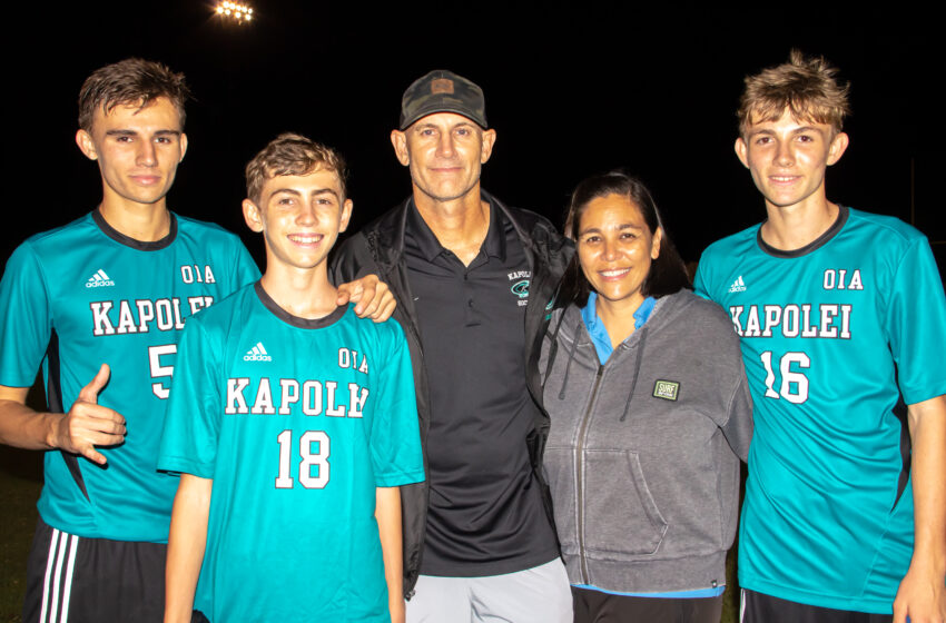  Three Players From The Anderson Family Are On The State-Bound Kapolei Soccer Team