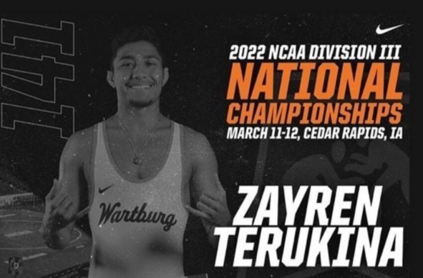 Hawaii’s Zayren Terukina Wrestles To Second Place In NCAA Division III Championships