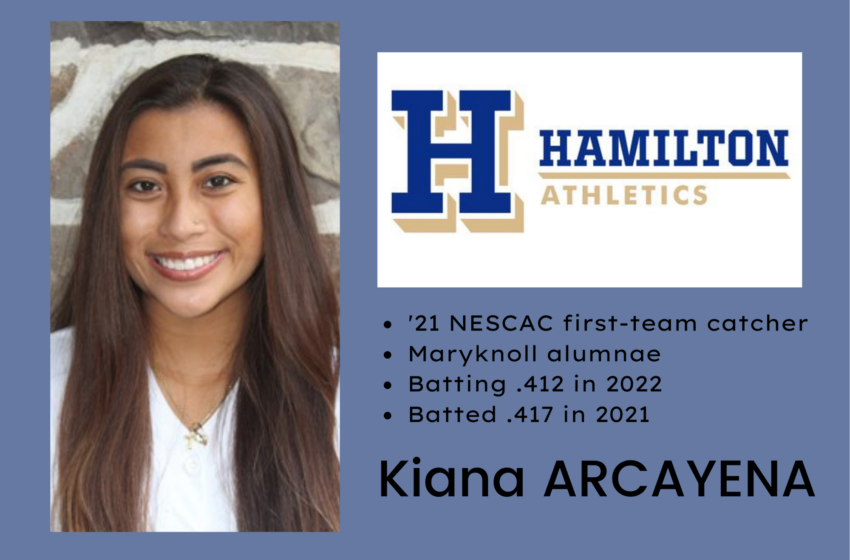  Hawaii’s Kiana Arcayena And Hamilton College Softball Team Upsets NCAA Division III No. 10 Tufts