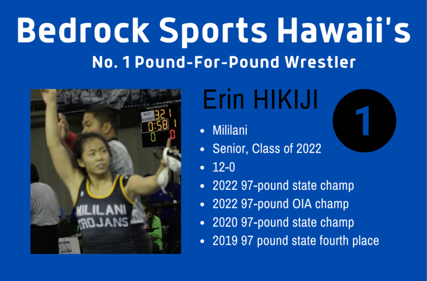 Mililani’s Erin Hikiji And Kamehameha’s Haley Narahara Go Wire-To-Wire As Bedrock’s Nos. 1 And 2 Pound-For-Pound Girls Wrestlers