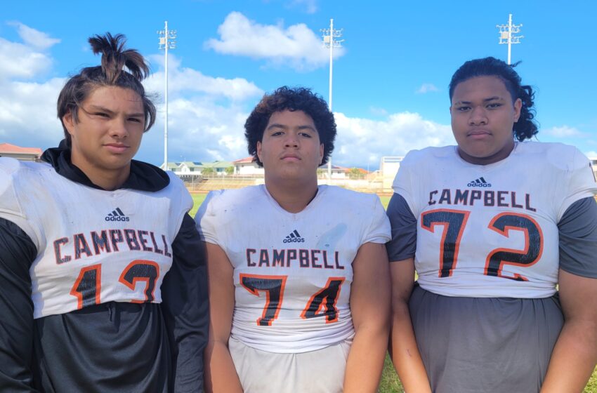  FOCUS ON FOOTBALL: DJ Sends Over His Campbell Sabers Big Boys First