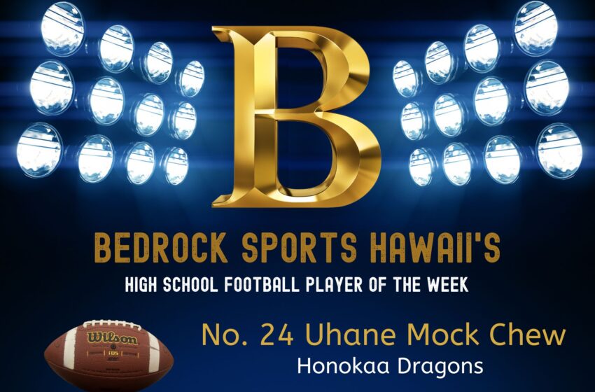  Honokaa’s Uhane Mock Chew Is Second Straight Player Of The Week From The BIIF