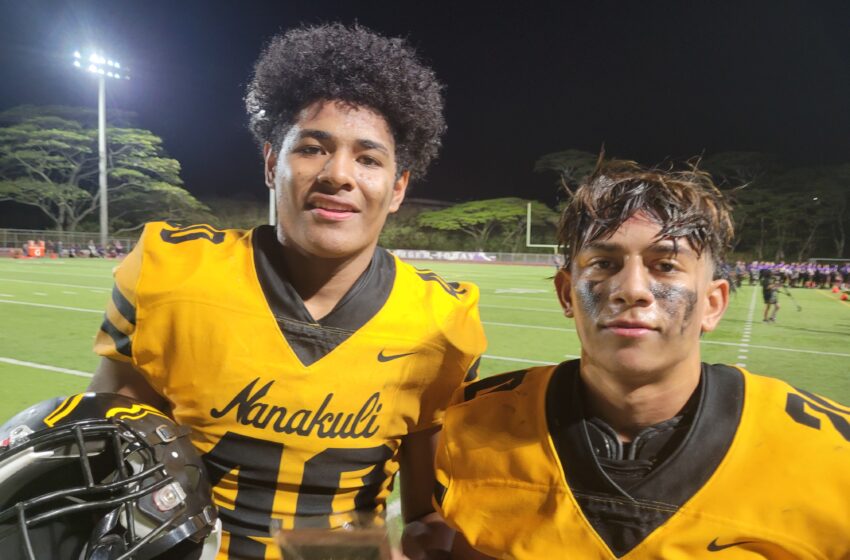  FOCUS ON FOOTBALL: With Mammoth Moments, Nanakuli Bursts Into First Past Pearl City, 21-3