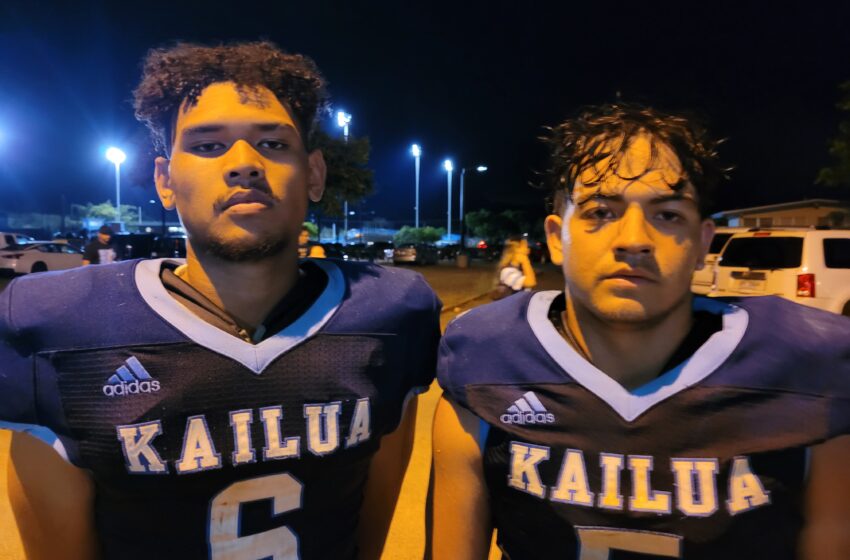  FOCUS ON FOOTBALL: Kailua’s 24-13 Win Over Farrington In Brute Force Game Evokes Memories Of The OIA Red