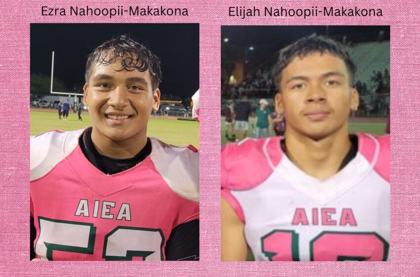  FOCUS ON FOOTBALL: Fueled By Ezra And Elijah Nahoopii-Makakona, Aiea Storms Past Kailua 41-0 And Into OIA D-I Title Game