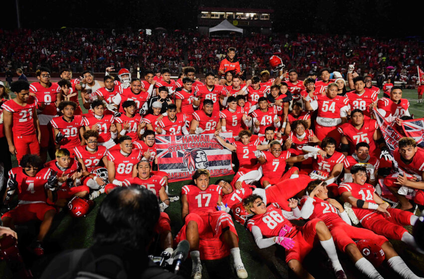  WATCH: The Full Haka After Kahuku’s 20-0 State Open Division Championship Game Win Over Punahou