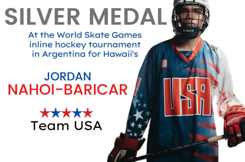  Kapolei’s Jordan Nahoi-Baricar And His Team USA Mates Win Silver Medal At World Skate Games