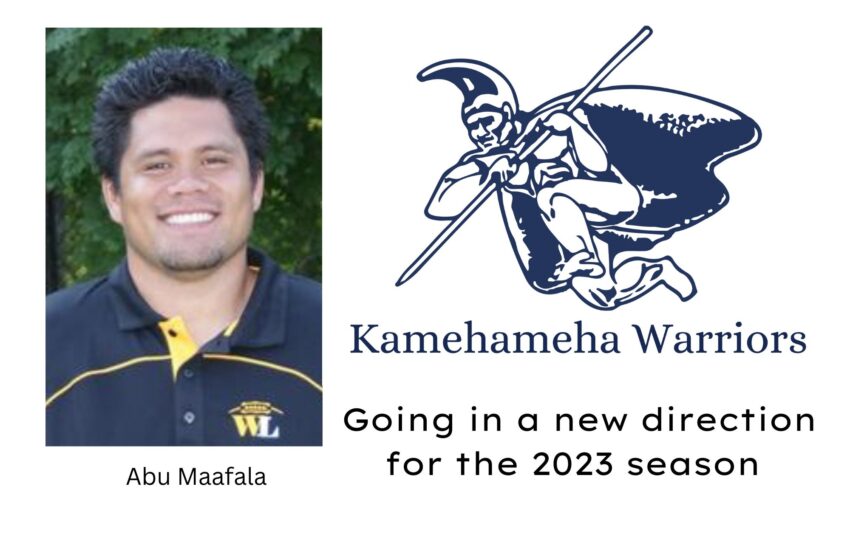  Kamehameha’s Abu Maafala Out As Football Coach; Search For New Head Man Underway