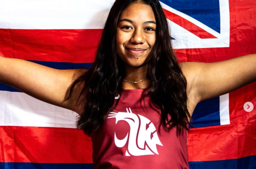  Kamehameha Pole Vaulter, Athlete Tatum Moku Signs To Compete For Washington State