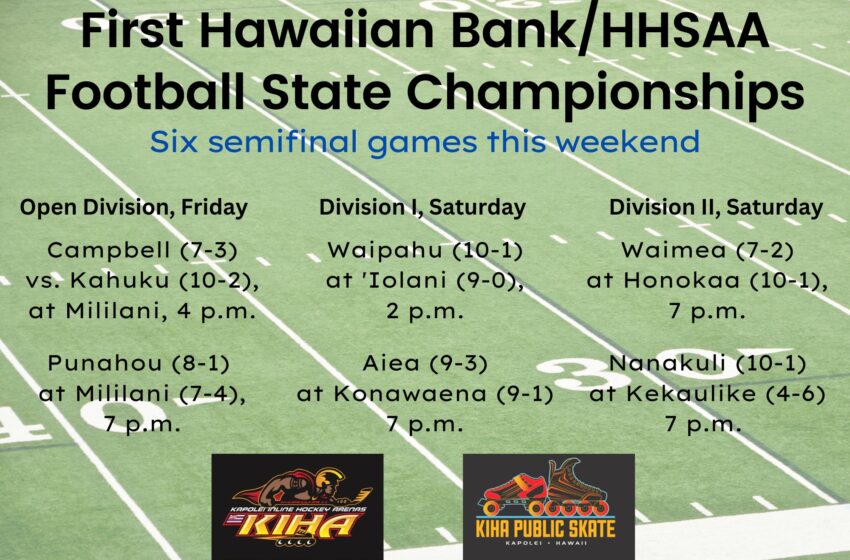  Six State Football Semifinal Games This Weekend Will Lead To Three Title Games Next Week
