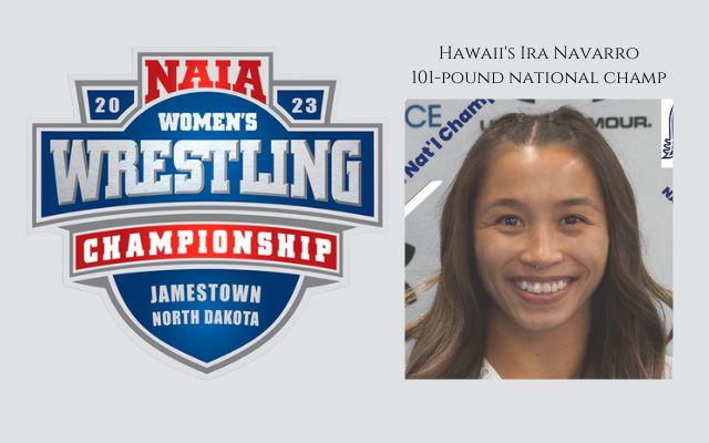 Ira Navarro Edges Erin Hikiji In All-Hawaii Final For NAIA Women’s Wrestling Championship