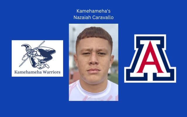  Kamehameha Senior-To-Be Defensive End Nazaiah Caravallo Commits To Arizona