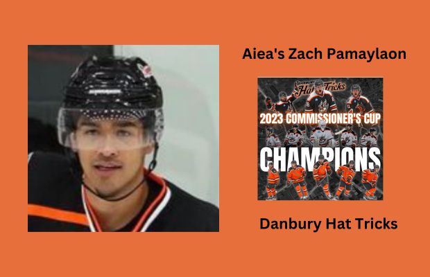  Hawaii’s Zach Pamaylaon Is Part Of Danbury Hat Tricks’ FPHL Professional Hockey Championship