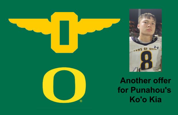  Punahou Linebacker Ko’o Kia Adds Oregon To His Growing List Of D-I FBS Offers