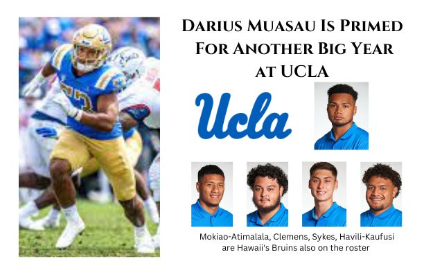  Darius Muasau: From Mililani To UH To Top Pac-12 Linebacker At UCLA