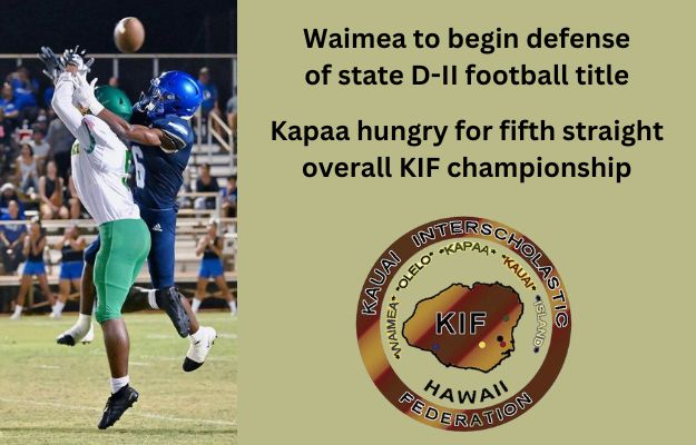  KIF Football Schedule Is Out; Waimea And Kauai To Play Mainland Foes
