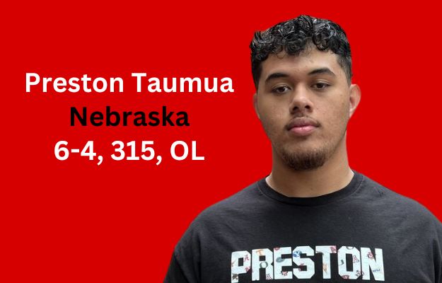  Waipahu Senior OL Preston Taumua Makes College Choice: Nebraska