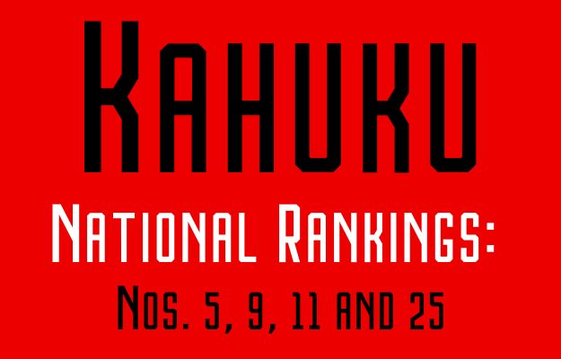  Kahuku’s Assortment Of National Rankings: Nos. 5, 9, 11 and 25
