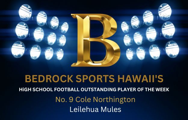  Leilehua RB Cole Northington Is Bedrock’s Outstanding Player Of WEEK 5