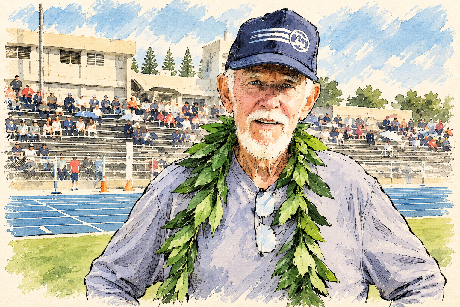 Track and field coach Walter Thompson.